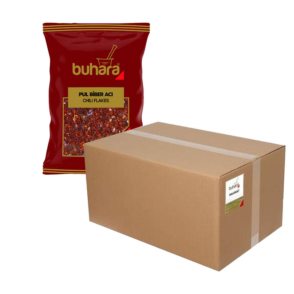 Buhara Baharat TOPTAN Süper Acı Pulbiber 180g 24 Adet