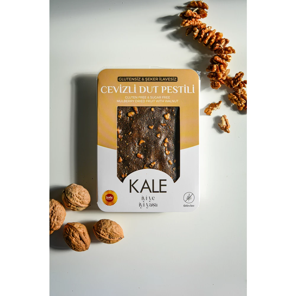 Glutensiz - Şeker İlavesiz Karabuğdaylı Gümüşhane Cevizli Dut Pestili 230 g