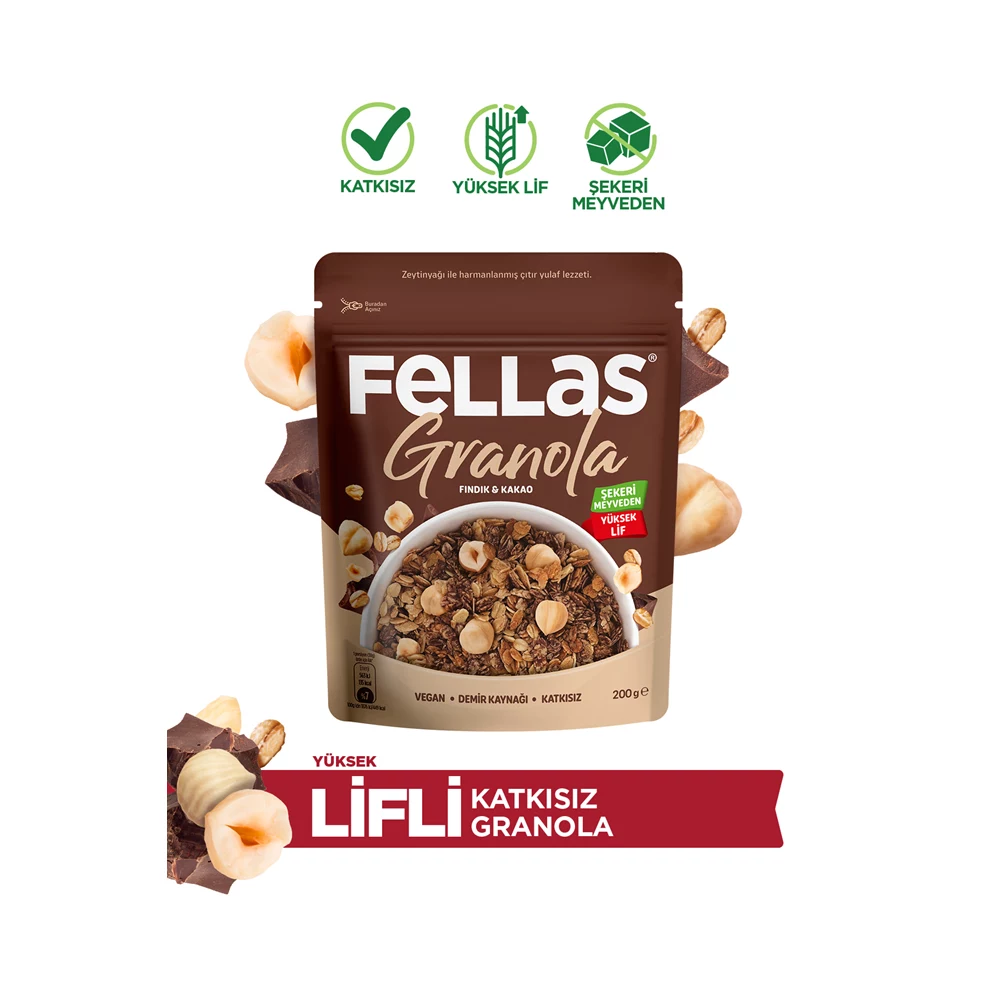 Granola - Fındık & Kakao (200 g)