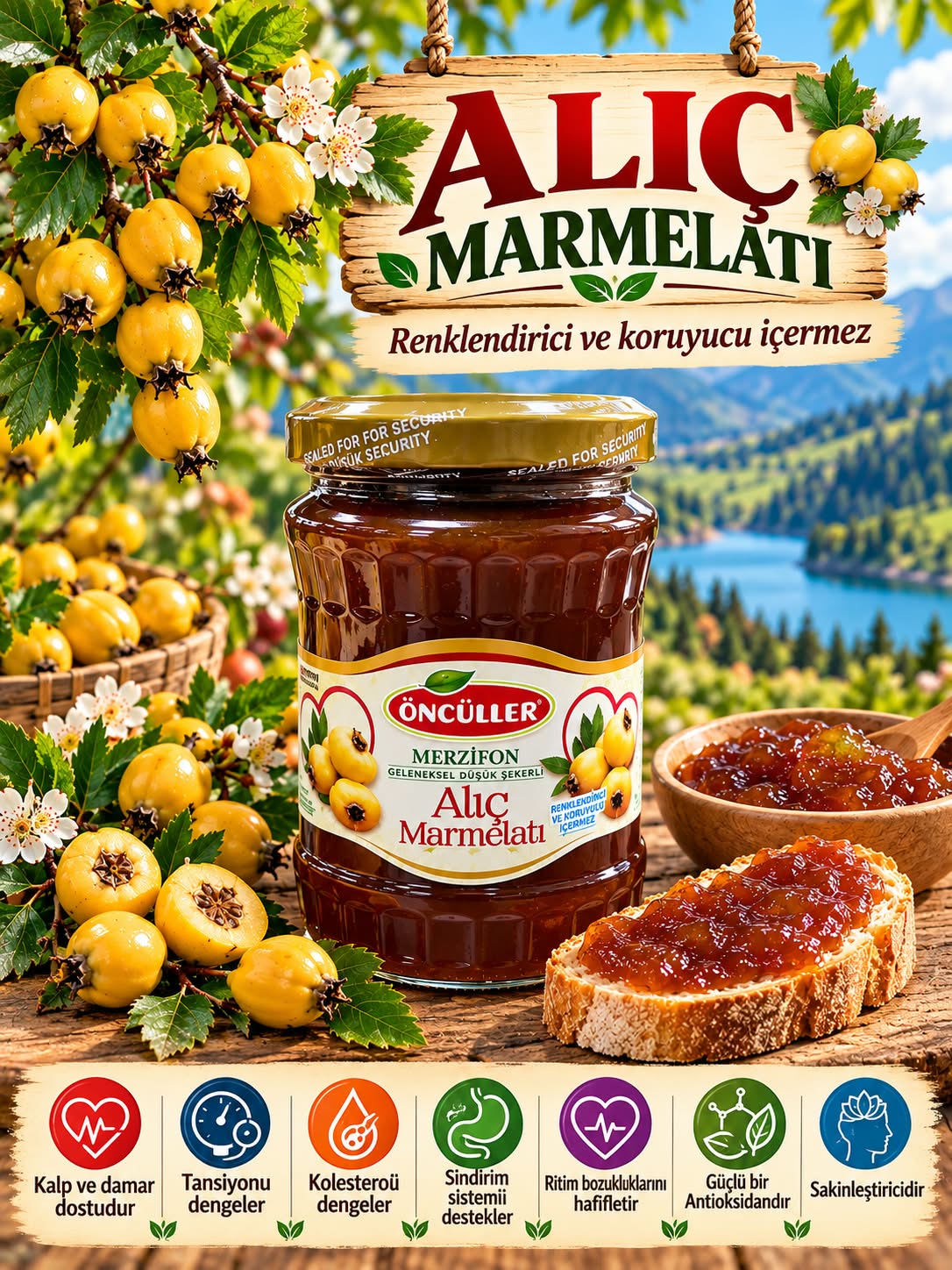 MERZİFON 630 GR ALIÇ MARMELATI