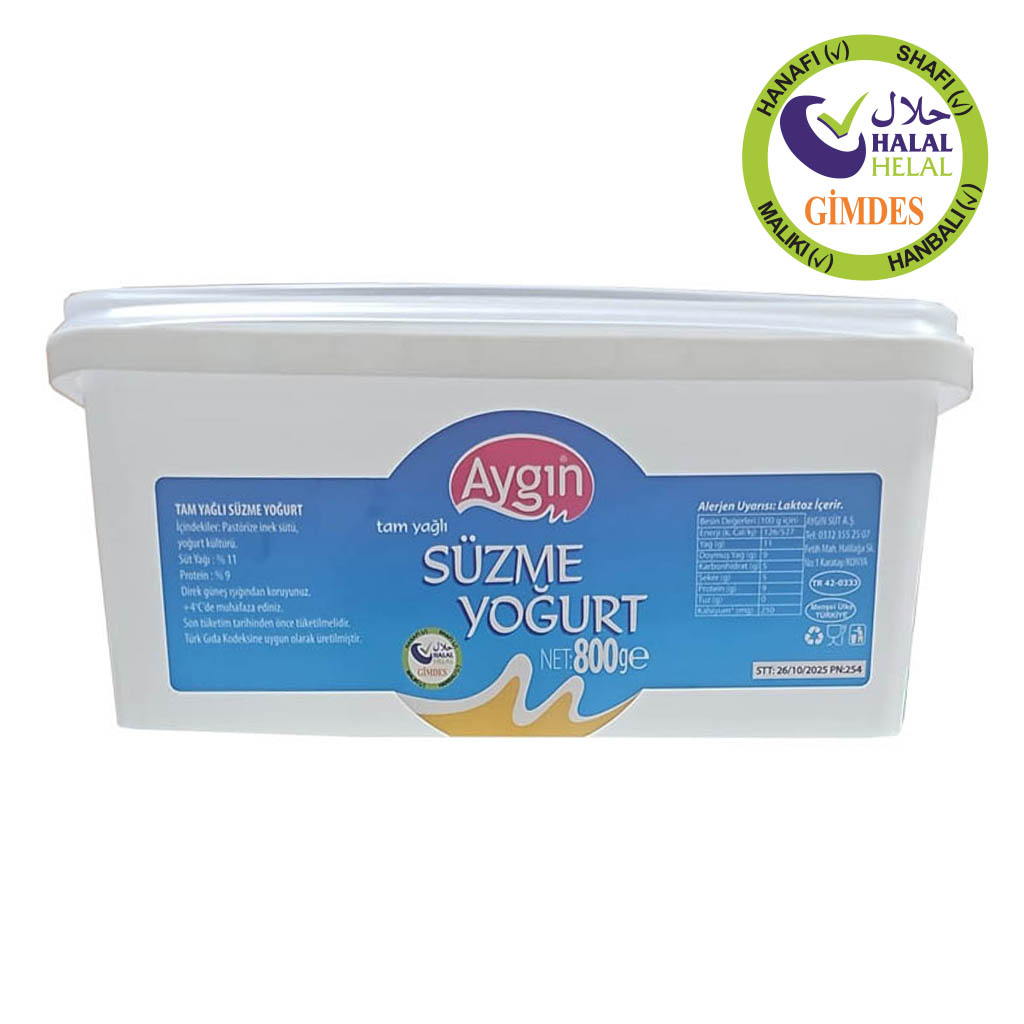 Tam Yağlı Süzme Yoğurt 800g