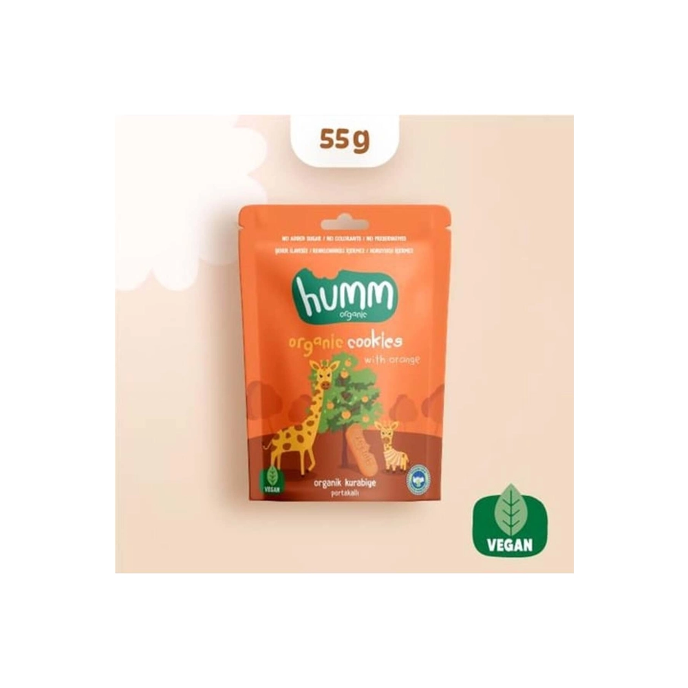 Organik Portakallı Kurabiye 55 Gr