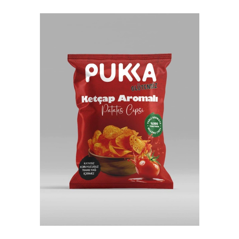 Glutensiz Ketçap Aromalı Cips